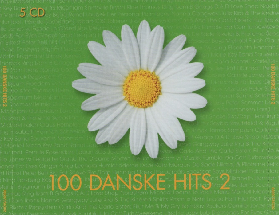 100 Danske hits 2 forside
