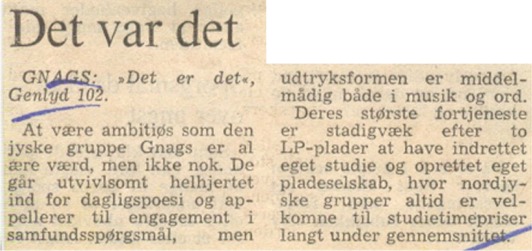 Gnags - Plads Til Begejstring Gnags - Plads Til Begejstring